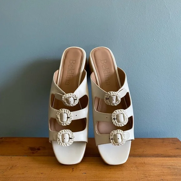 Beklina Buckle Clog Sandal Size 11 - Picture 2 of 11